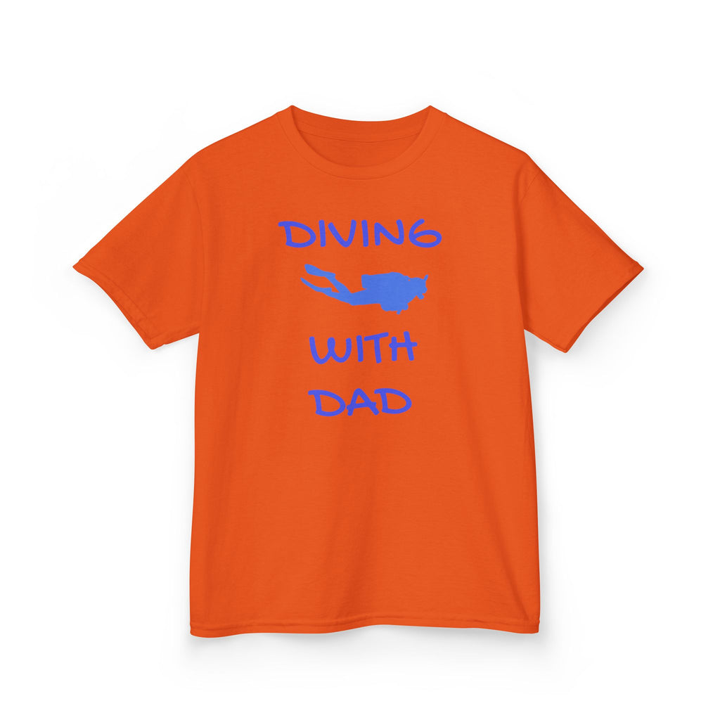 Diving With Dad Kids Heavy Cotton™ Tee