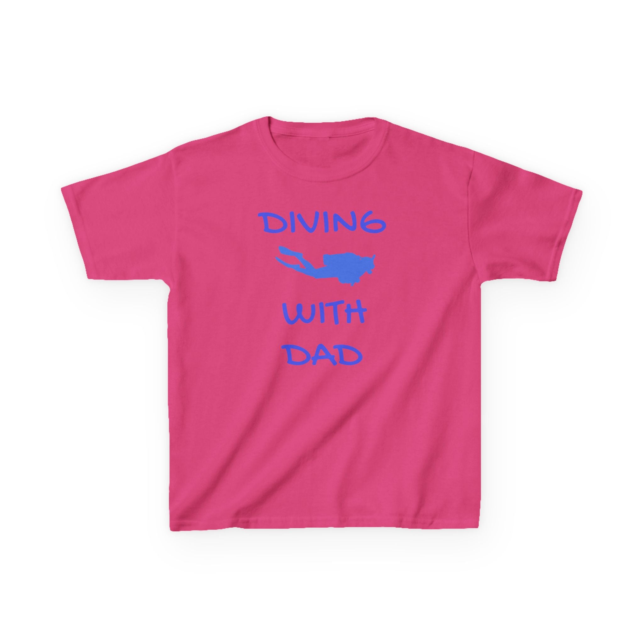 Diving With Dad Kids Heavy Cotton™ Tee