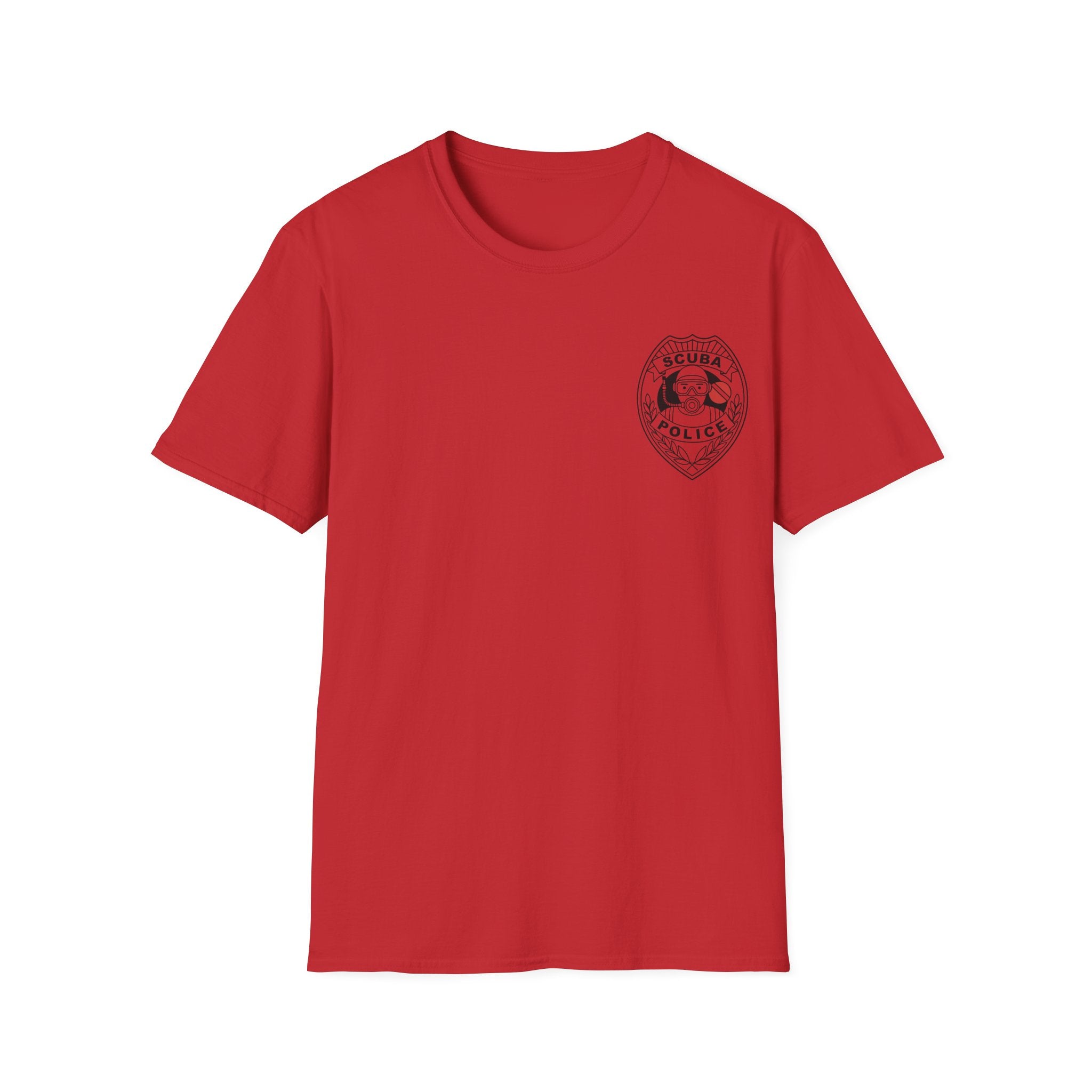 Scuba Police DUI Unisex Softstyle T-Shirt