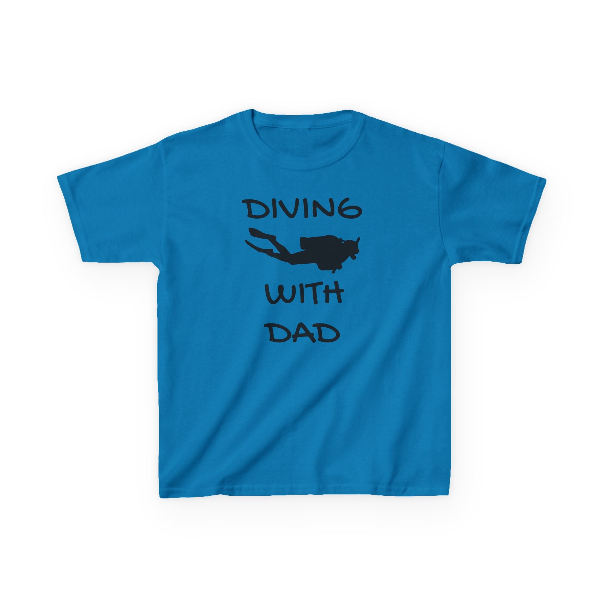 Diving With Dad Kids Heavy Cotton™ Tee