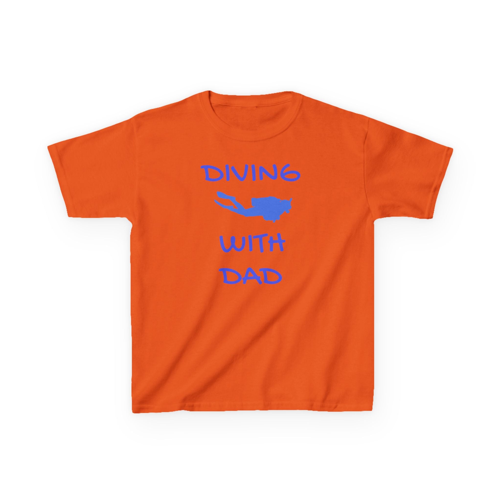 Diving With Dad Kids Heavy Cotton™ Tee