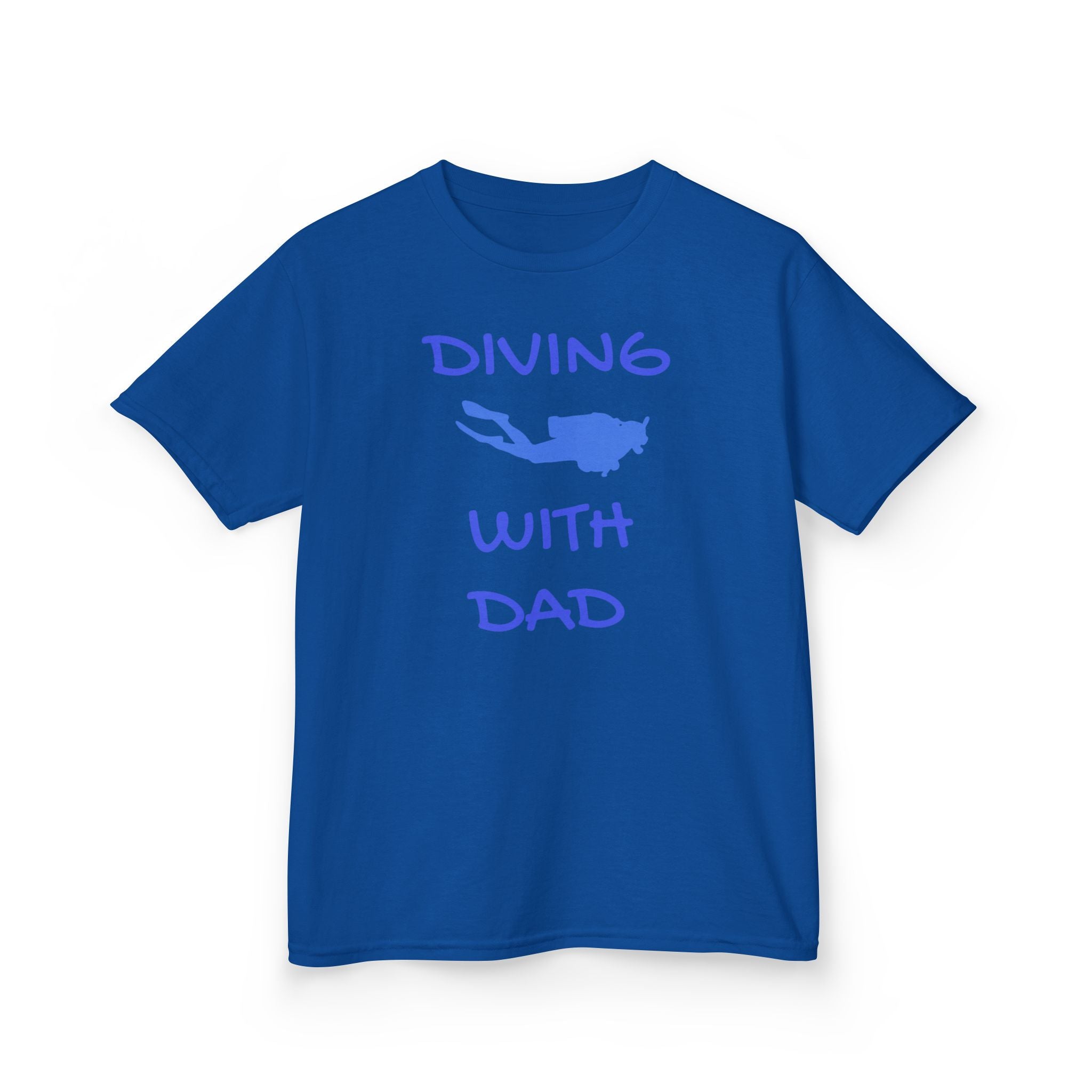 Diving With Dad Kids Heavy Cotton™ Tee