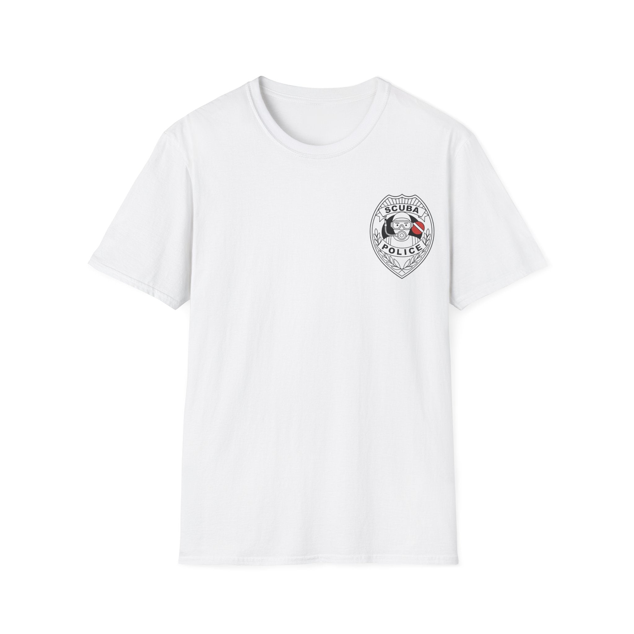 Scuba Police DUI Unisex Softstyle T-Shirt