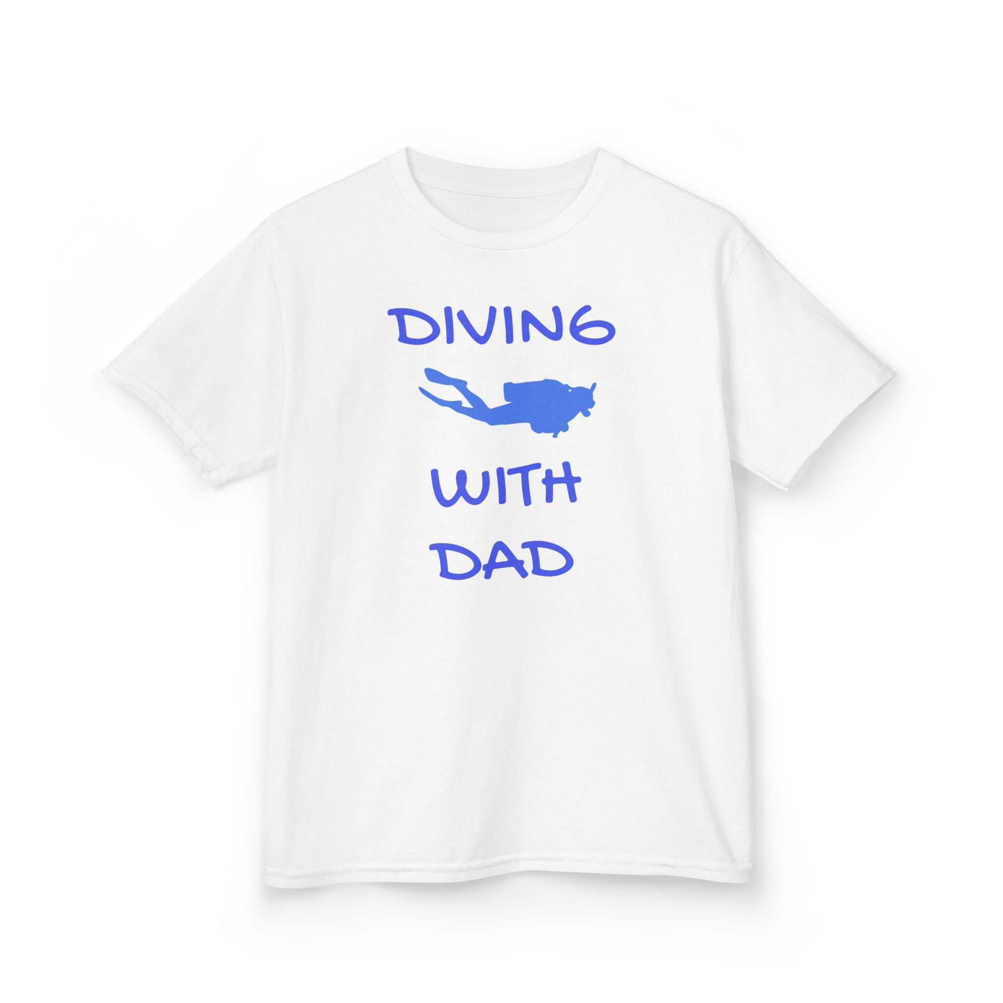 Diving With Dad Kids Heavy Cotton™ Tee