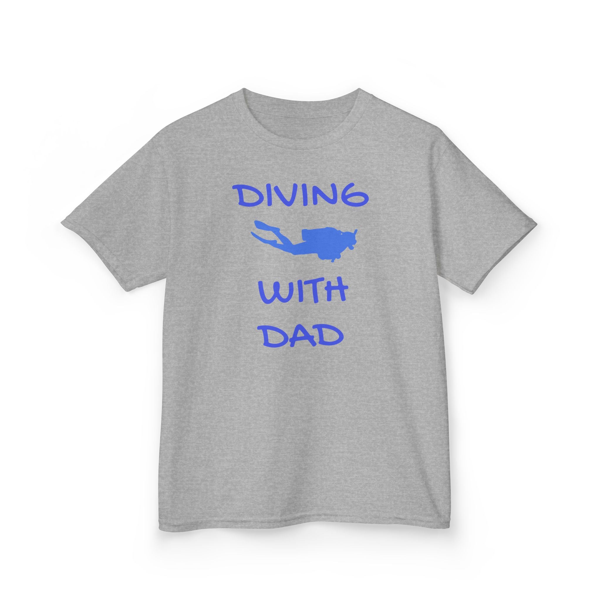 Diving With Dad Kids Heavy Cotton™ Tee