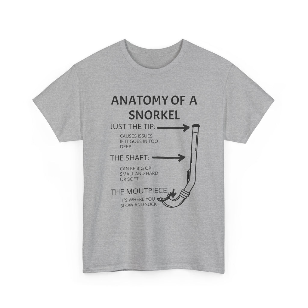 Anatomy of a Snorkel Unisex Softstyle T-Shirt