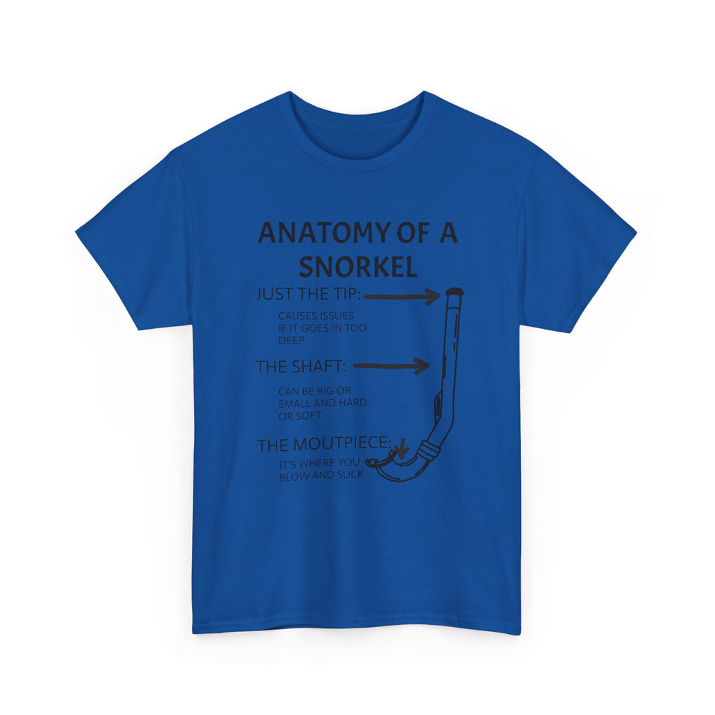 Anatomy of a Snorkel Unisex Softstyle T-Shirt