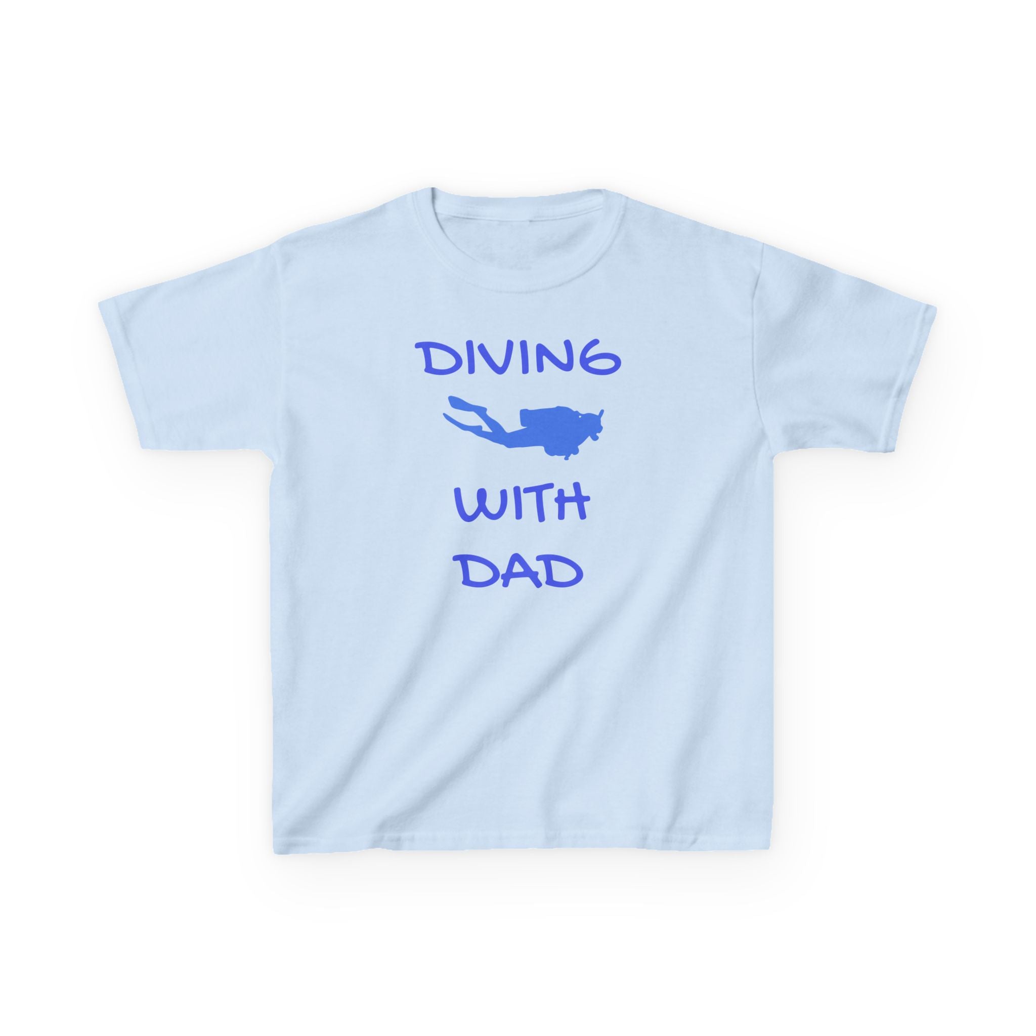 Diving With Dad Kids Heavy Cotton™ Tee