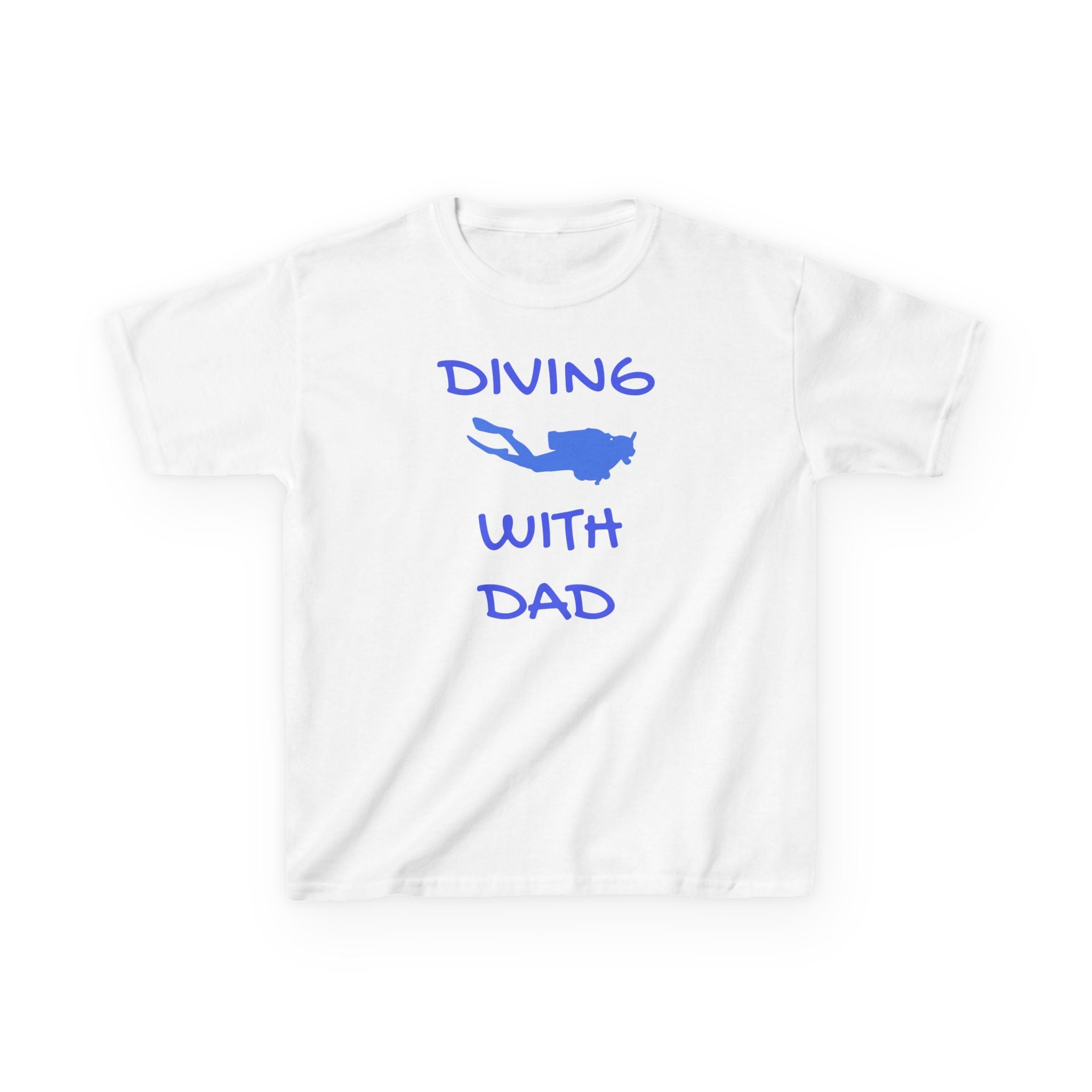 Diving With Dad Kids Heavy Cotton™ Tee