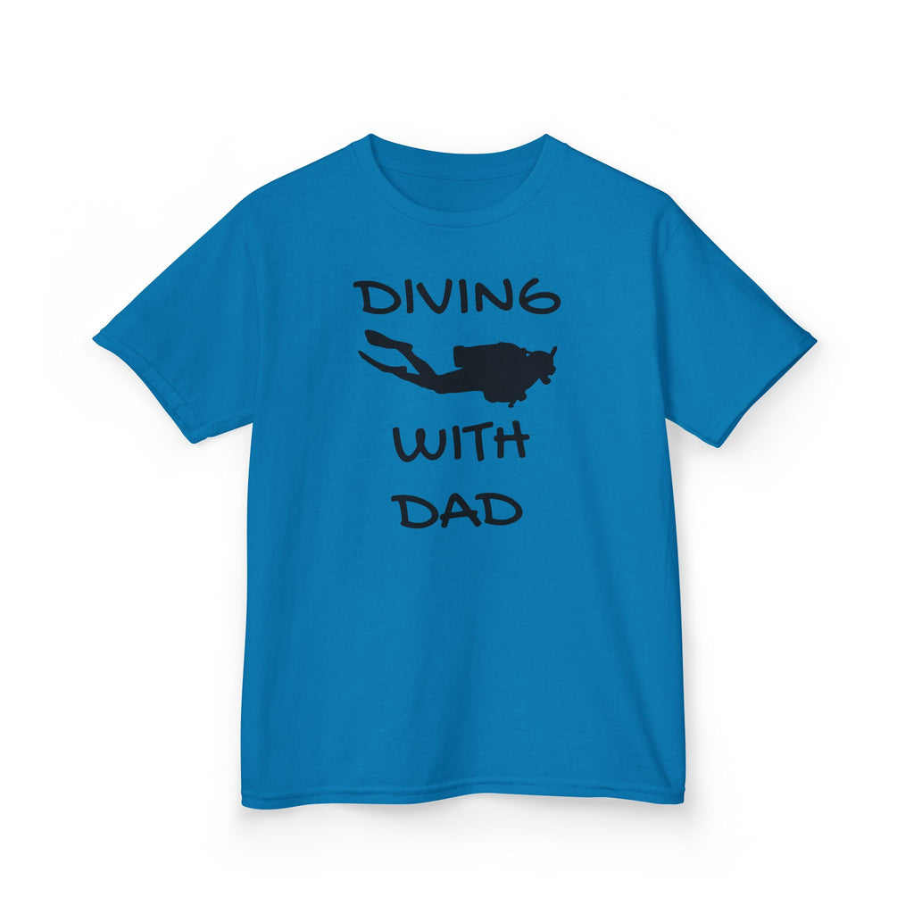Diving With Dad Kids Heavy Cotton™ Tee