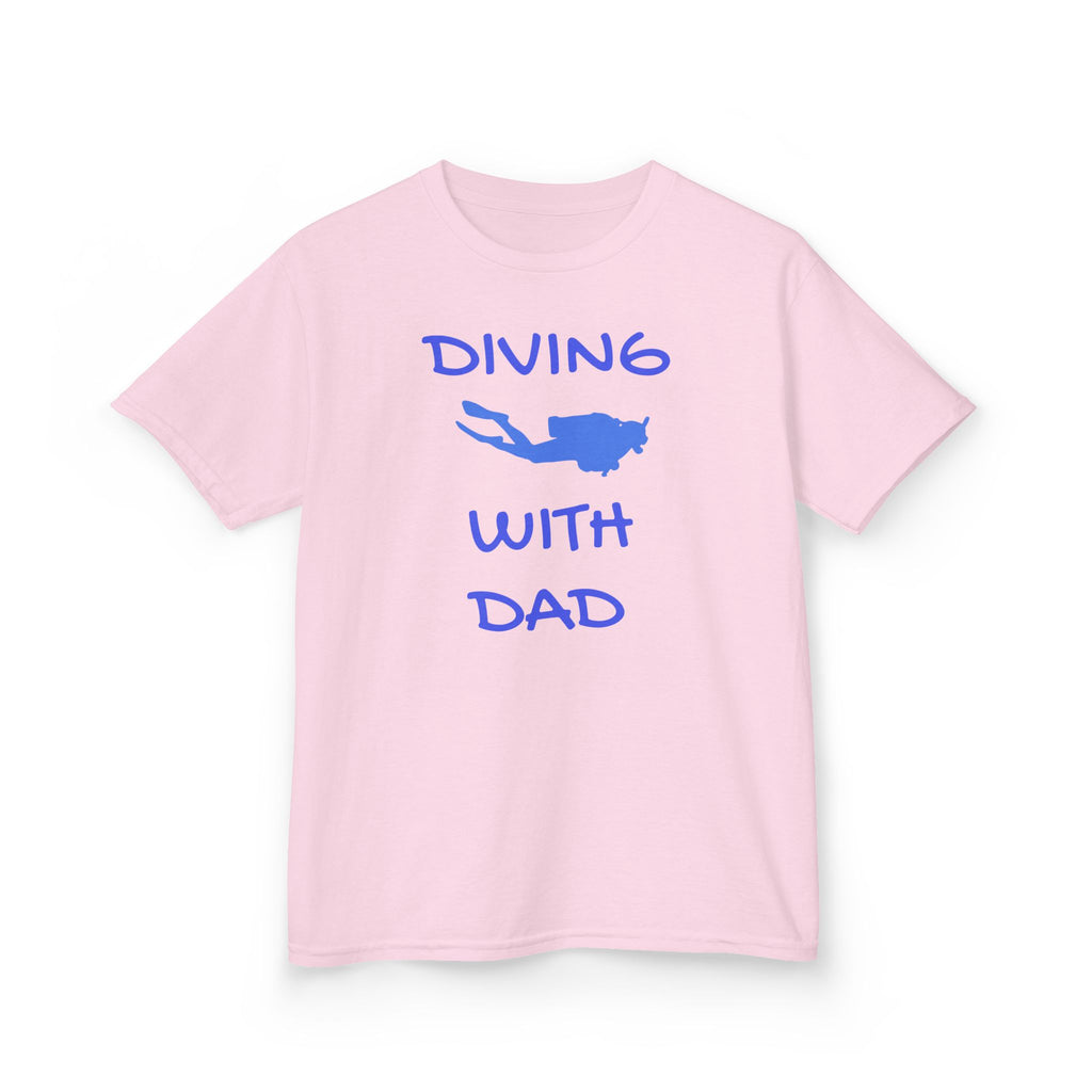 Diving With Dad Kids Heavy Cotton™ Tee