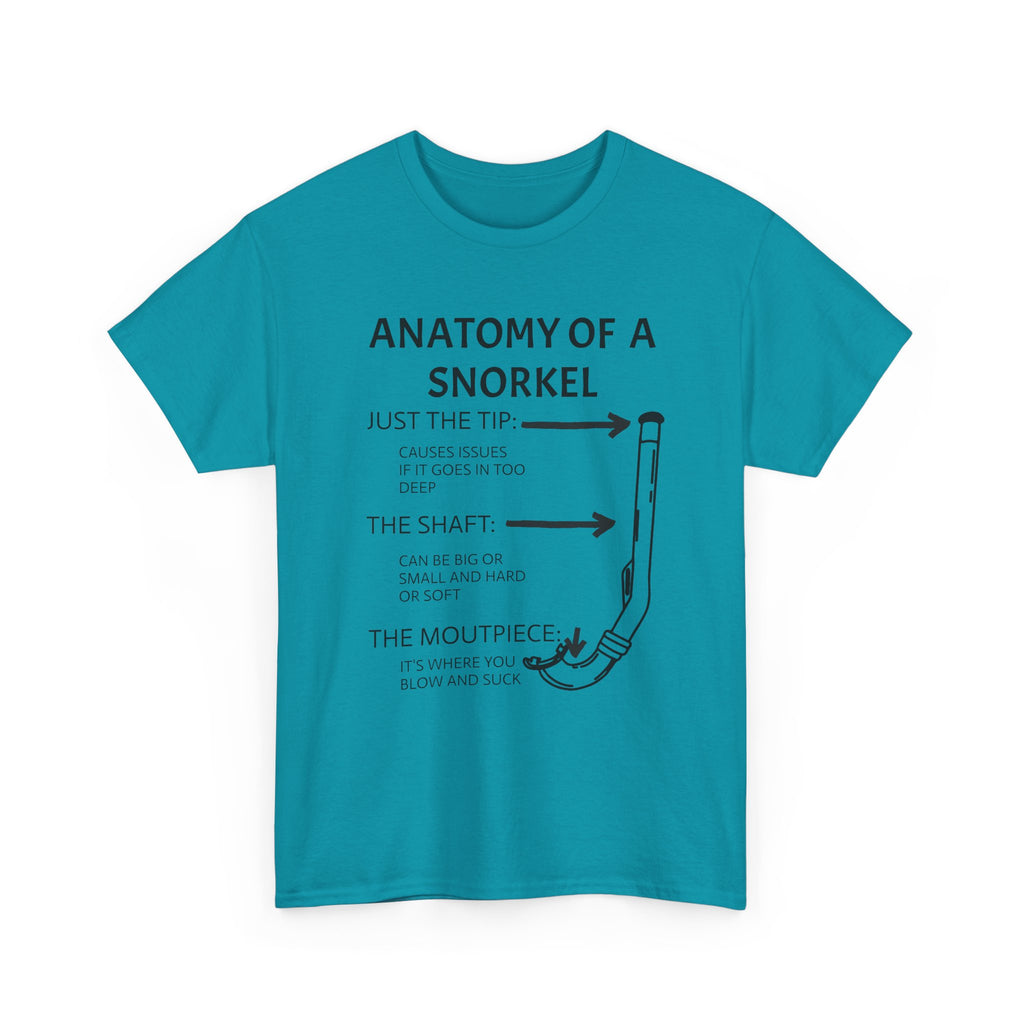 Anatomy of a Snorkel Unisex Softstyle T-Shirt