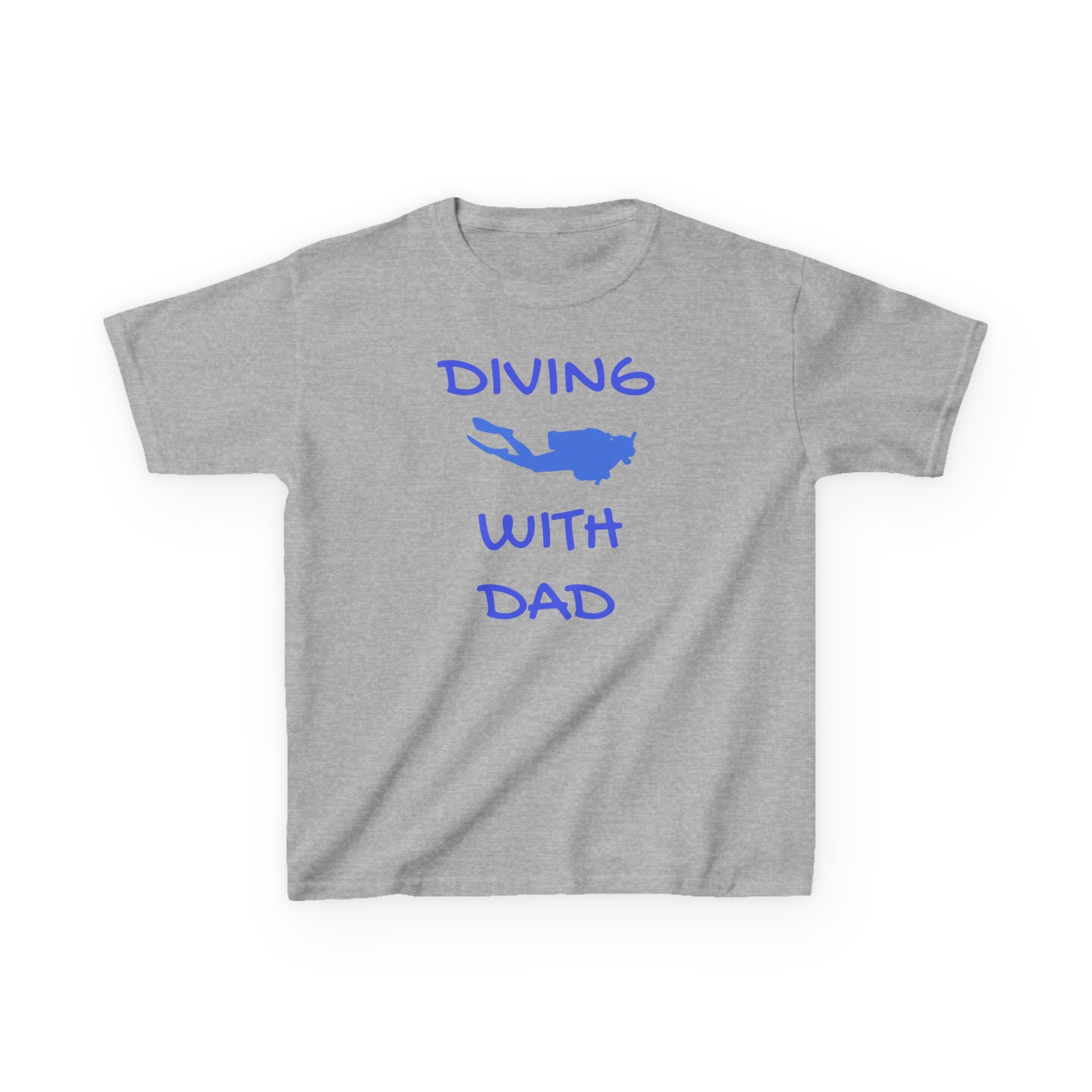 Diving With Dad Kids Heavy Cotton™ Tee